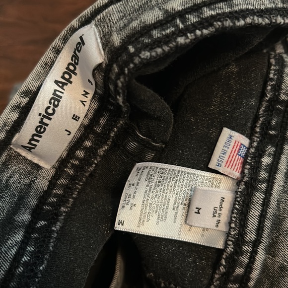 American Apparel Acid Wash Easy Jeans - Picture 2 of 5